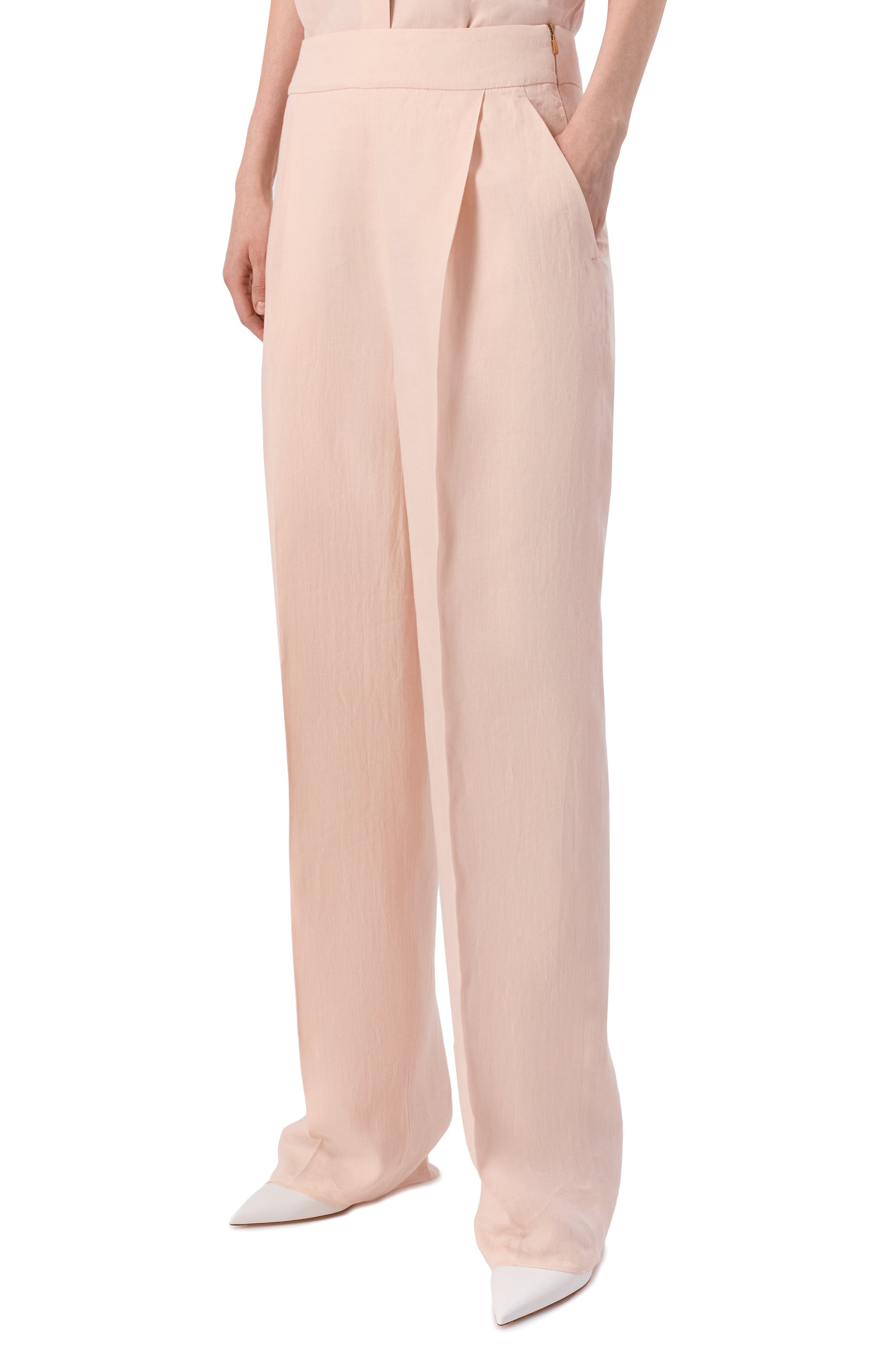 Льняные брюки AGNONA, арт. T71008E/U3049E, фото 3