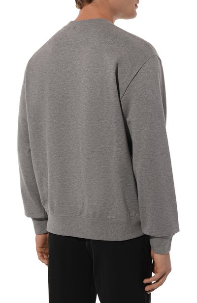 Хлопковый свитшот PRADA, арт. UJL148-1Y13-F0BD9-202, фото 4