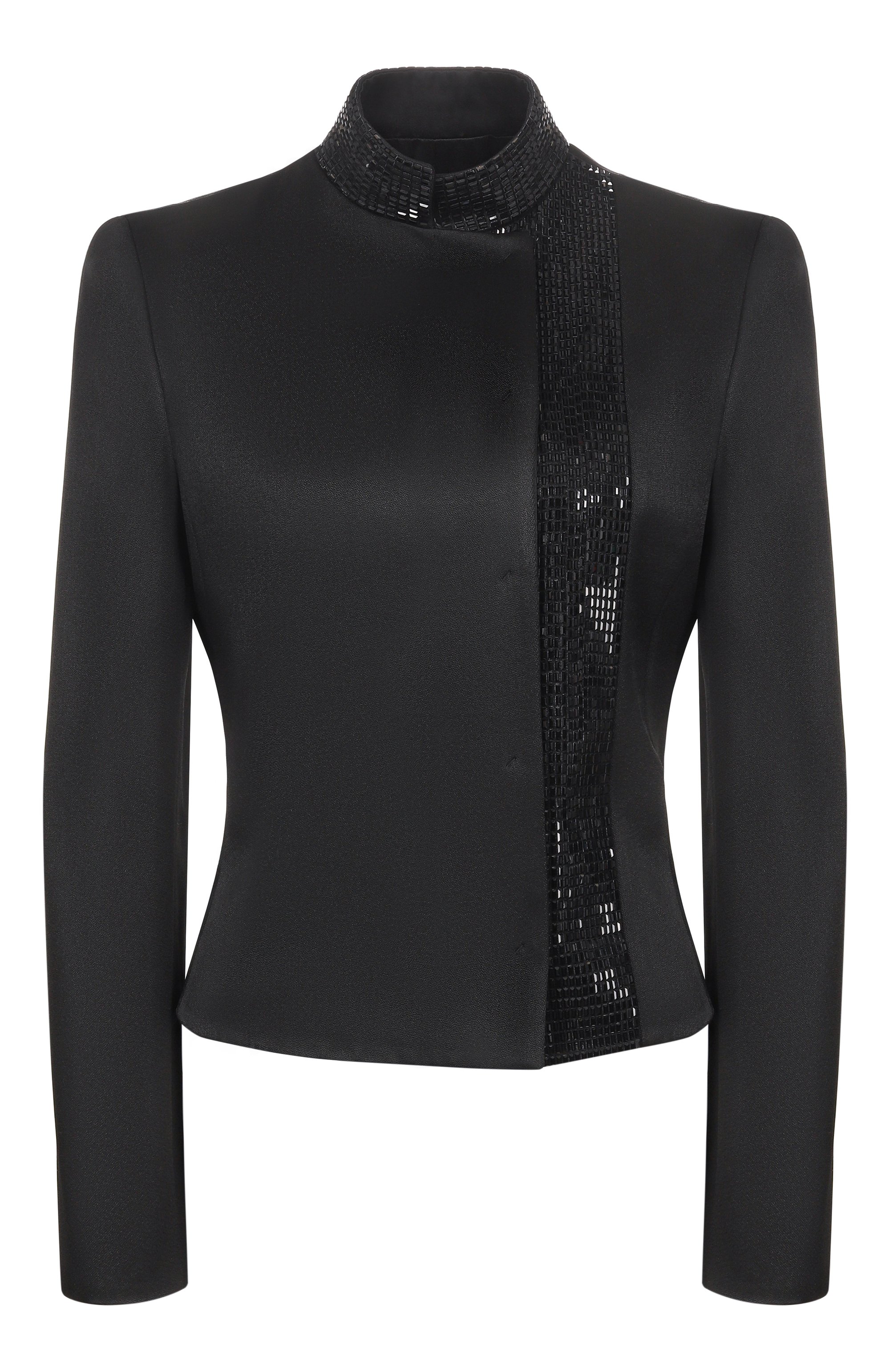 Жакет из вискозы и шелка GIORGIO ARMANI, арт. GW003010/AF24549, фото 1