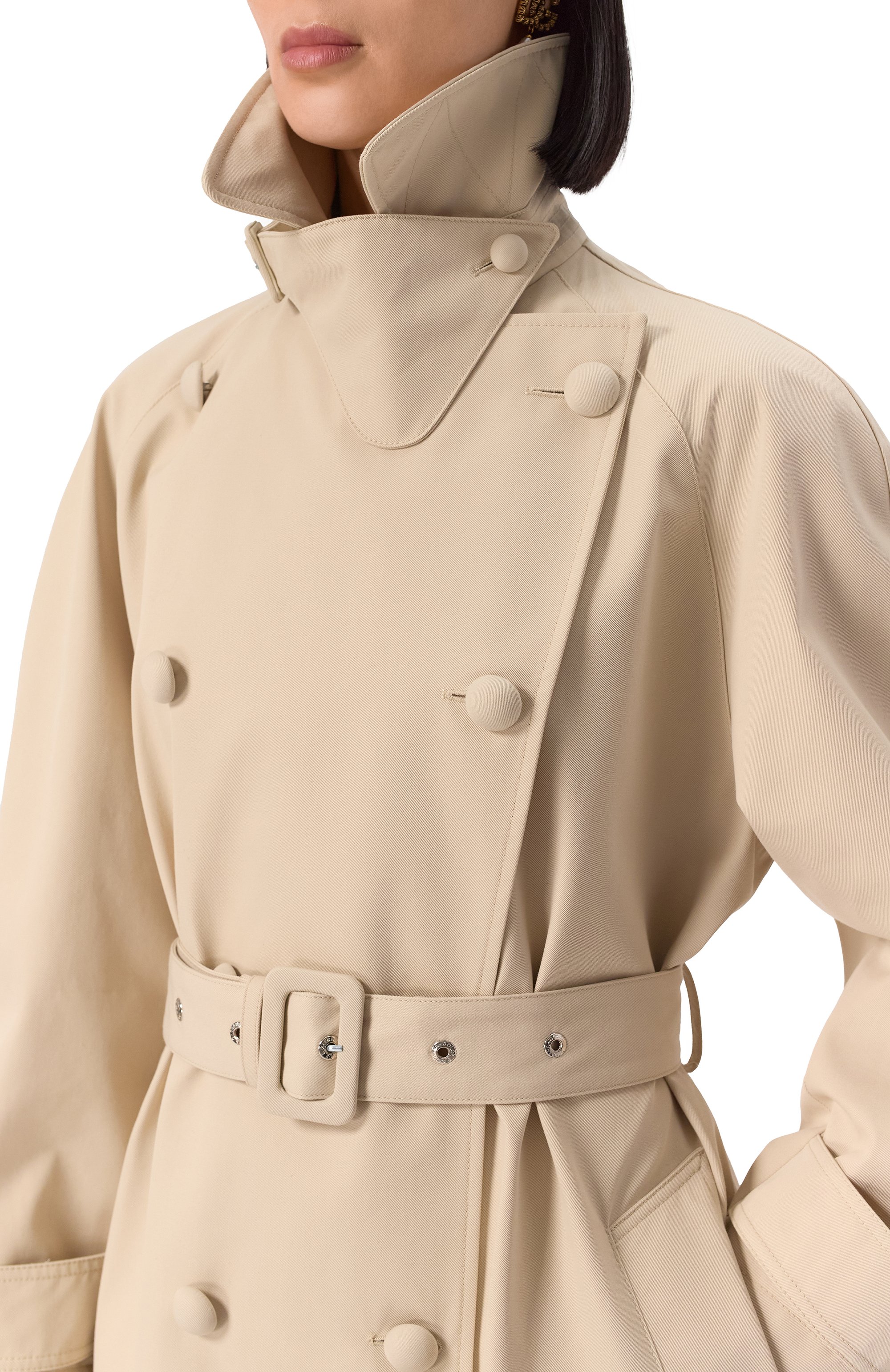 Тренч DOLCE & GABBANA светло-бежевого цвета по цене 348500 руб., арт. F0W3ST/HUMVM, фото 5 Тренч DOLCE & GABBANA, арт. F0W3ST/HUMVM, фото 5