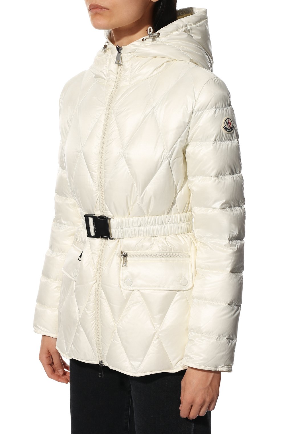 Пуховая куртка serignan MONCLER кремового цвета по цене 119500 руб., арт. H1-093-1A000-52-539AQ, фото 3 Пуховая куртка serignan MONCLER, арт. H1-093-1A000-52-539AQ, фото 3