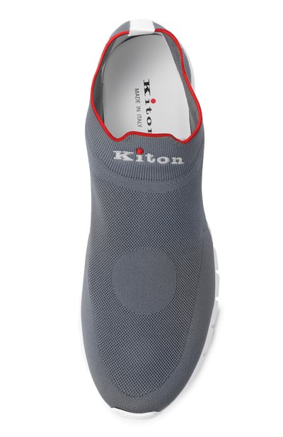 Текстильные кроссовки KITON, арт. USSA089N01045, фото 5