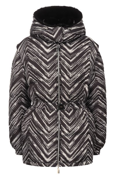 Женский двусторонний пуховик с подкладкой из норки KITON, арт. D58681K0560E01