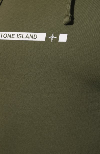 Хлопковое худи STONE ISLAND, арт. 761565885, фото 5
