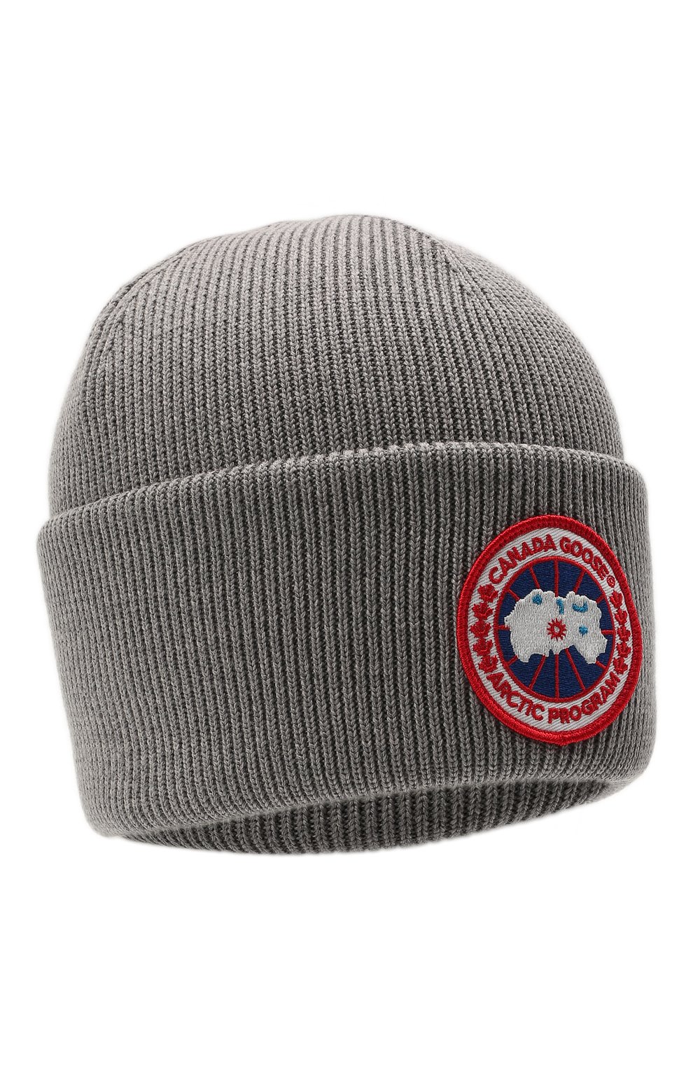 Шерстяная шапка CANADA GOOSE серого цвета по цене 36950 руб., арт. 6936M, фото 1 Шерстяная шапка CANADA GOOSE, арт. 6936M, фото 1