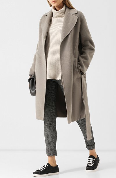 Кожаные кеды с плетением intrecciato BOTTEGA VENETA, арт. 522401/VT041, фото 2