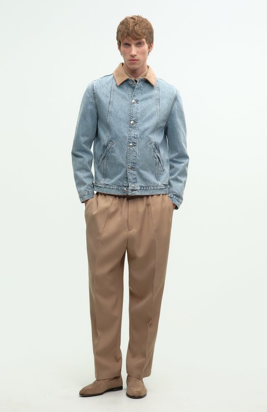 Джинсовая куртка Brunello Cucinelli M241P6911 Голубой  M241P6911 Фото 6