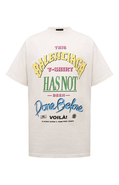 Хлопковая футболка BALENCIAGA, арт. 787349/TQVW4