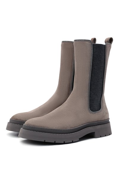 Замшевые полусапоги BRUNELLO CUCINELLI, арт. MZSFG2041, фото 1