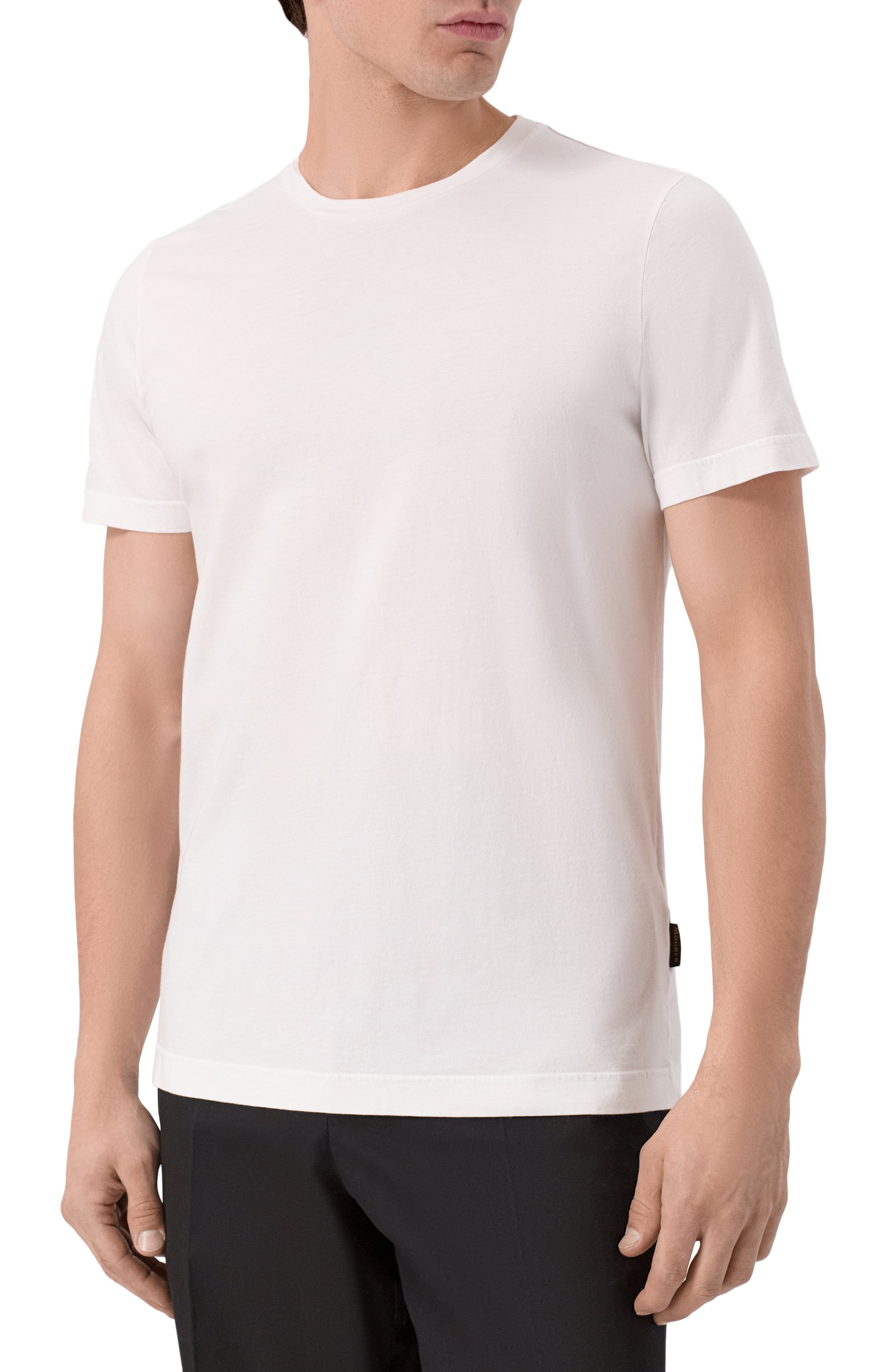 Хлопковая футболка MOORER, арт. MIKE/SI0, фото 3