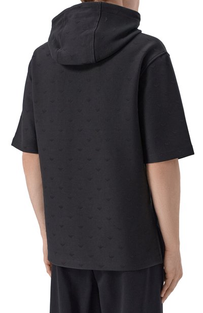 Худи из хлопка и лиоцелла EMPORIO ARMANI, арт. EM005221/AF13700, фото 4