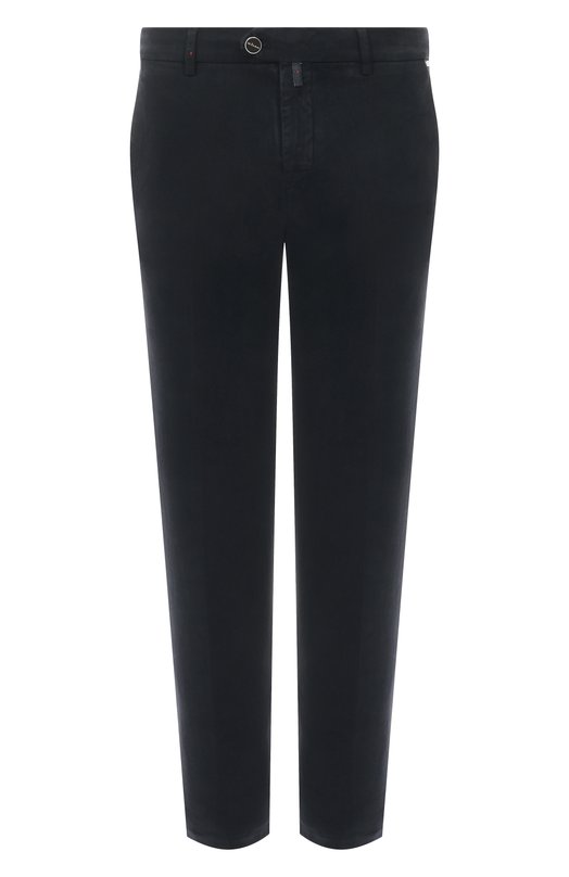 Хлопковые брюки Kiton UFPPERK0100H22 Чёрный UFPPERK0100H22
