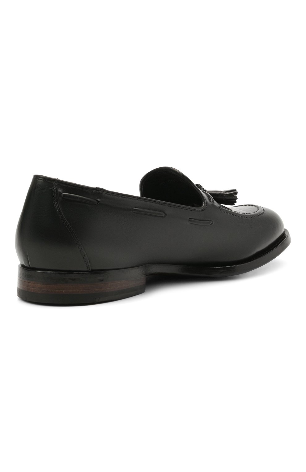 Кожаные лоферы OFFICINE CREATIVE черного цвета по цене 62250 руб., арт. IVY/001/AER0 CANY0N, фото 4 Кожаные лоферы OFFICINE CREATIVE, арт. IVY/001/AER0 CANY0N, фото 4