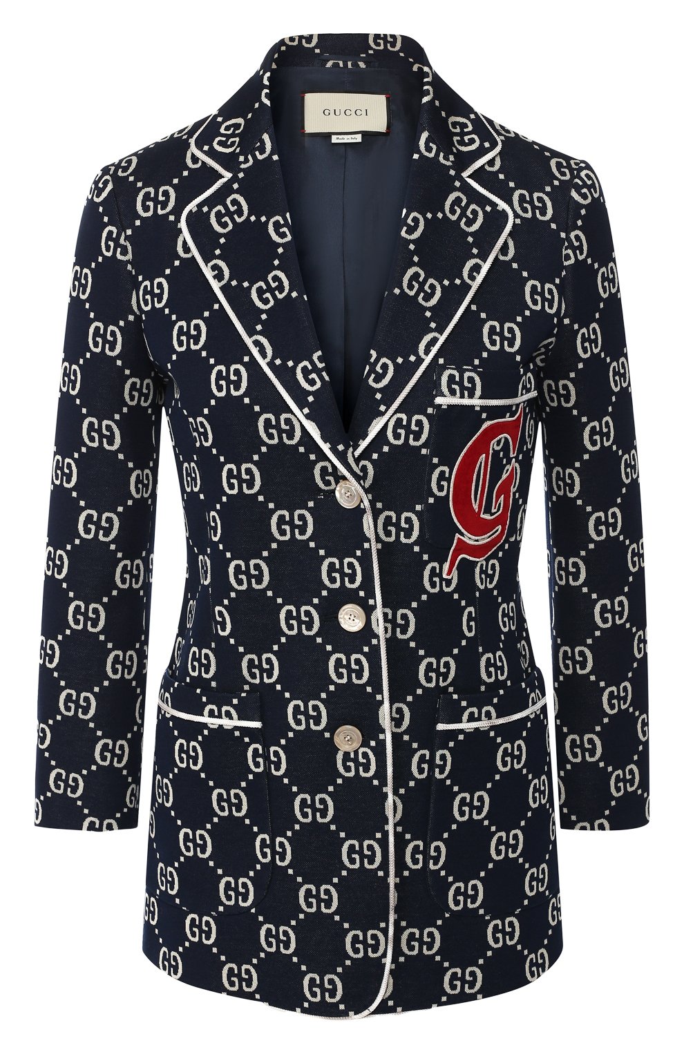 Хлопковый жакет с логотипом бренда GUCCI, арт. 516413/ZLK15, фото 1