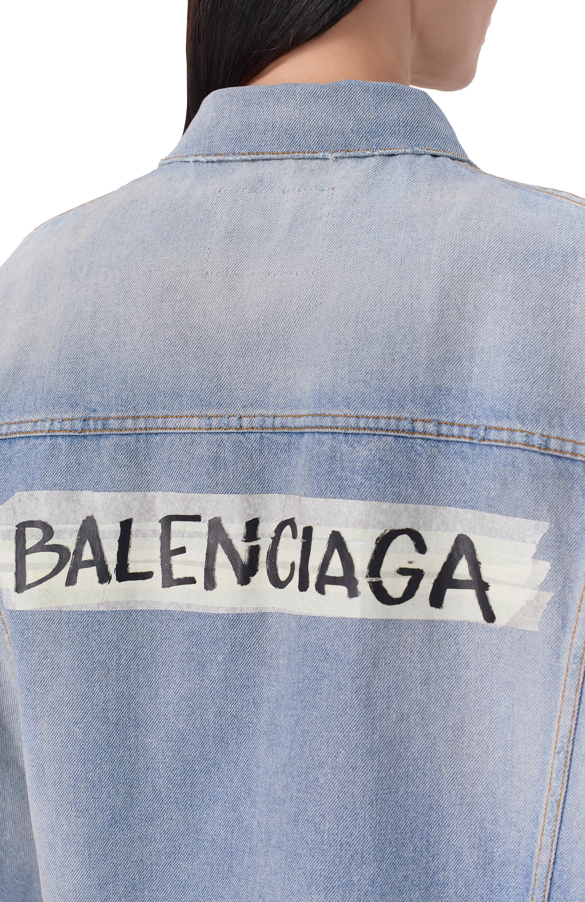 Джинсовая куртка BALENCIAGA, арт. 861410/TTWB1, фото 5