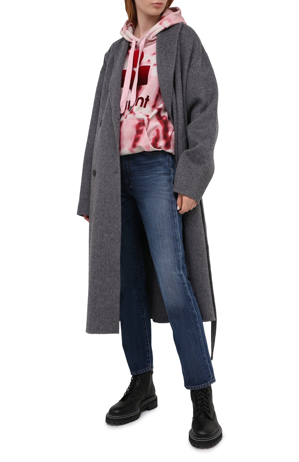Хлопковое худи ISABEL MARANT ETOILE красного цвета по цене 42700 руб., арт. SW0031-21P038E/MANSEL, фото 2 Хлопковое худи ISABEL MARANT ETOILE, арт. SW0031-21P038E/MANSEL, фото 2