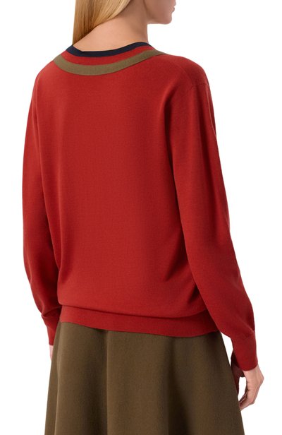 Шерстяной пуловер DRIES VAN NOTEN, арт. 011220/4700, фото 4