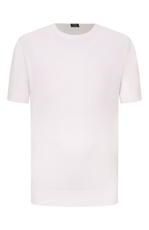 Хлопковый джемпер Kiton UMKXX37 Белый UMKXX37