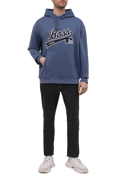 Хлопковое худи boss x russell athletic BOSS, арт. 50463556, фото 2