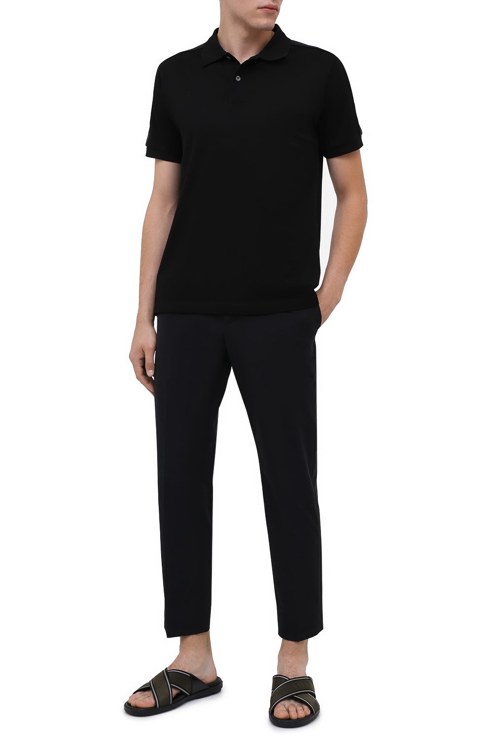 Комбинированные шлепанцы PRADA, арт. 2X3032-3KXT-F098A, фото 2