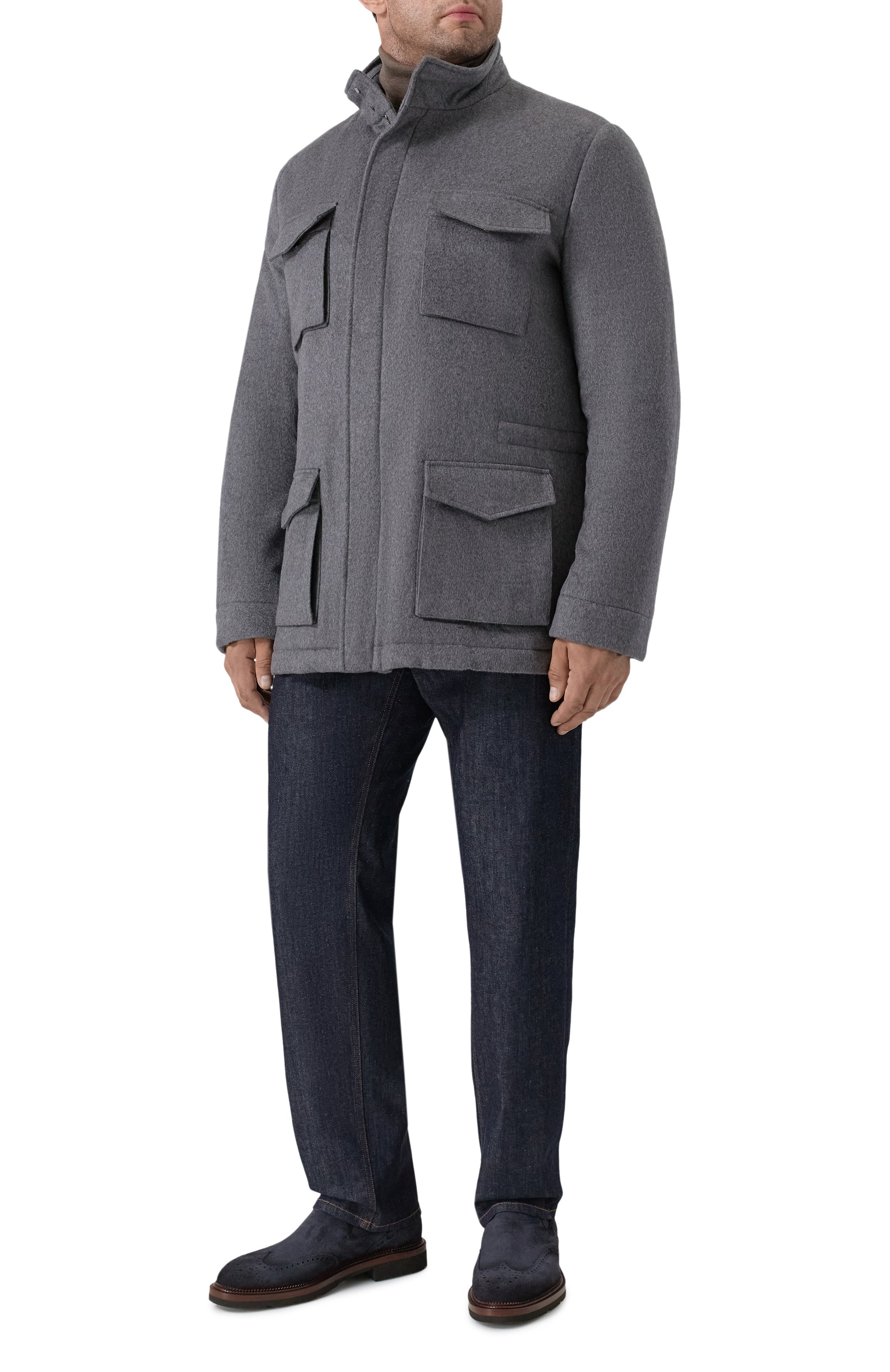 Кашемировая куртка ANDREA CAMPAGNA, арт. 25U628-CUNWSX/58-60, фото 2