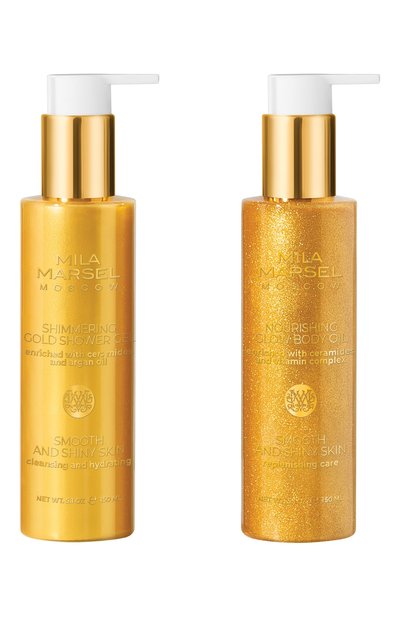 Подарочный набор для ухода за телом "золотая коллекция" (2x150ml) MILAMARSEL, арт. 4630225091659, фото 3