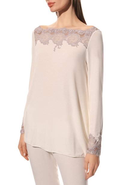 Пижама RITRATTI MILANO бежевого цвета по цене 31450 руб., арт. 74002, фото 3 Пижама RITRATTI MILANO, арт. 74002, фото 3