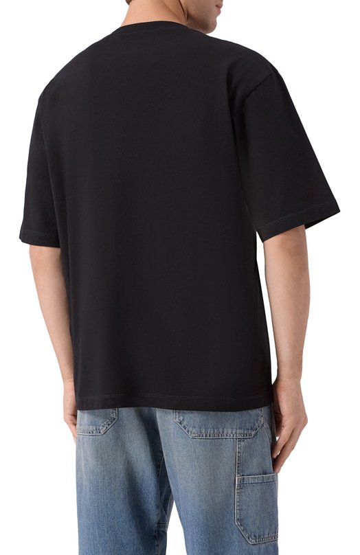 Хлопковая футболка Dsquared2 S71GD1610/D20020 Чёрный  S71GD1610/D20020 Фото 4