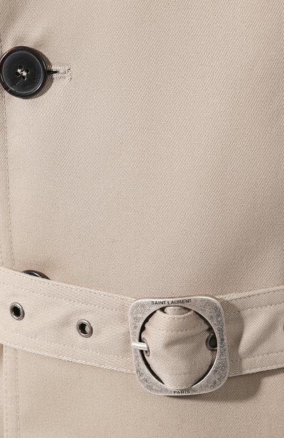 Хлопковый тренч SAINT LAURENT, арт. 560541/Y600U, фото 5