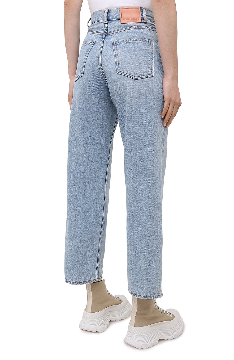 Джинсы ACNE STUDIOS голубого цвета по цене 29550 руб., арт. A00280, фото 4 Джинсы ACNE STUDIOS, арт. A00280, фото 4