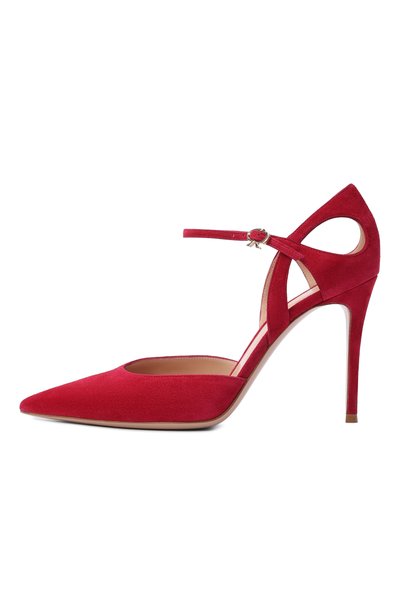 Замшевые туфли charlotte 95 GIANVITO ROSSI, арт. G41049.95RIC.CAMC0S0, фото 4