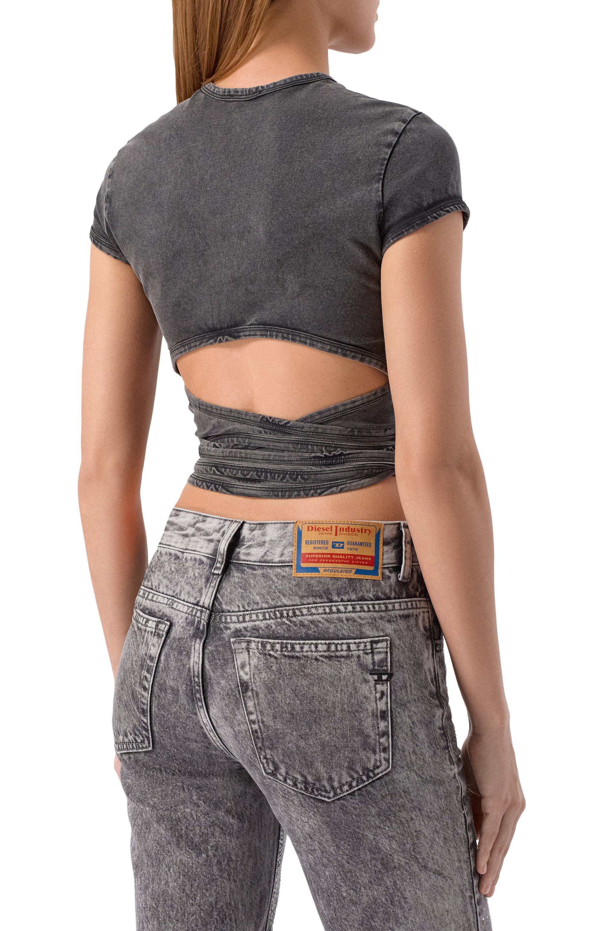 Хлопковая футболка DIESEL, арт. A19520/0KIBY, фото 4