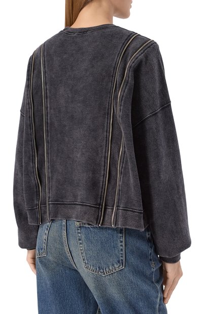 Хлопковый свитшот R13, арт. R13WK306-K0010, фото 4