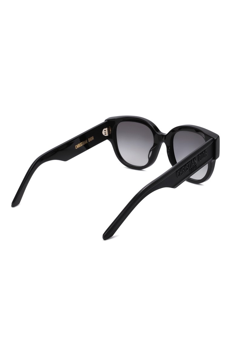 Женские солнцезащитные очки DIOR EYEWEAR черного цвета, арт. WILDI0R BU 10A1 | Фото 4 (Тип очков: С/з; Региональные ограничения белый список (Axapta Mercury): RU, Не проставлено; Нос: Не проставлено; Очки форма: Бабочка; Оптика Гендер: оптика-женское)