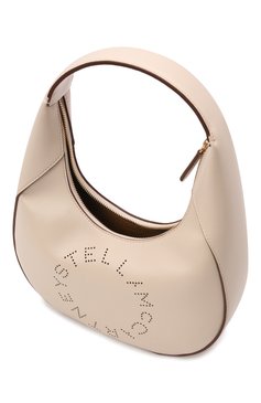 Женская сумка stella logo small STELLA MCCARTNEY кремвого цвета, арт. 700269/W8542 | Фото 4 (Сумки-технические: Сумки top-handle; Региональные ограничения белый список (Axapta Mercury): Не проставлено; Материал сплава: Проставлено; Материал: Текстиль, Экокожа; Драгоценные камни: Проставлено; Размер: small)