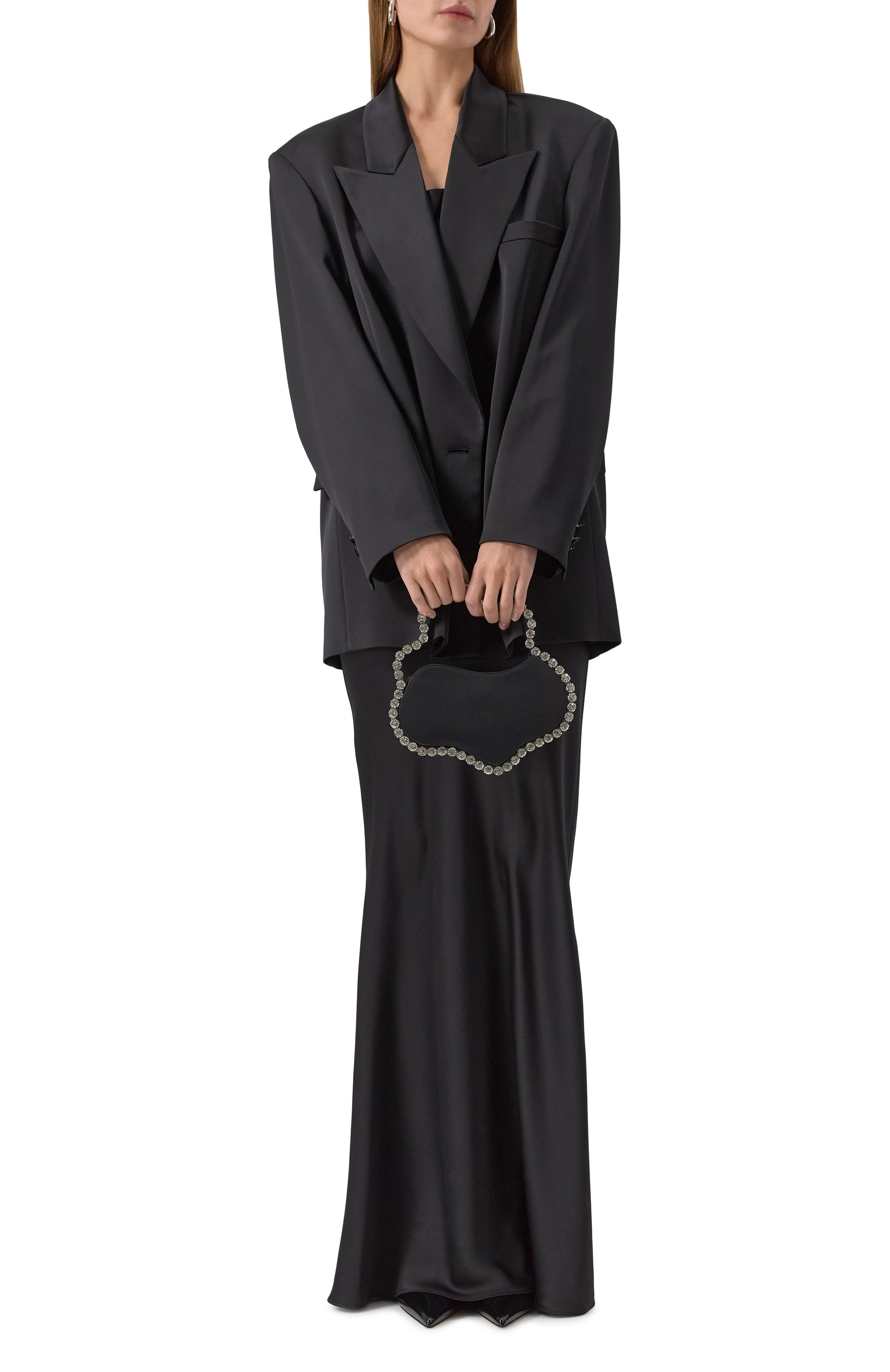 Атласное платье THE ANDAMANE, арт. T170130A/TNP229, фото 2