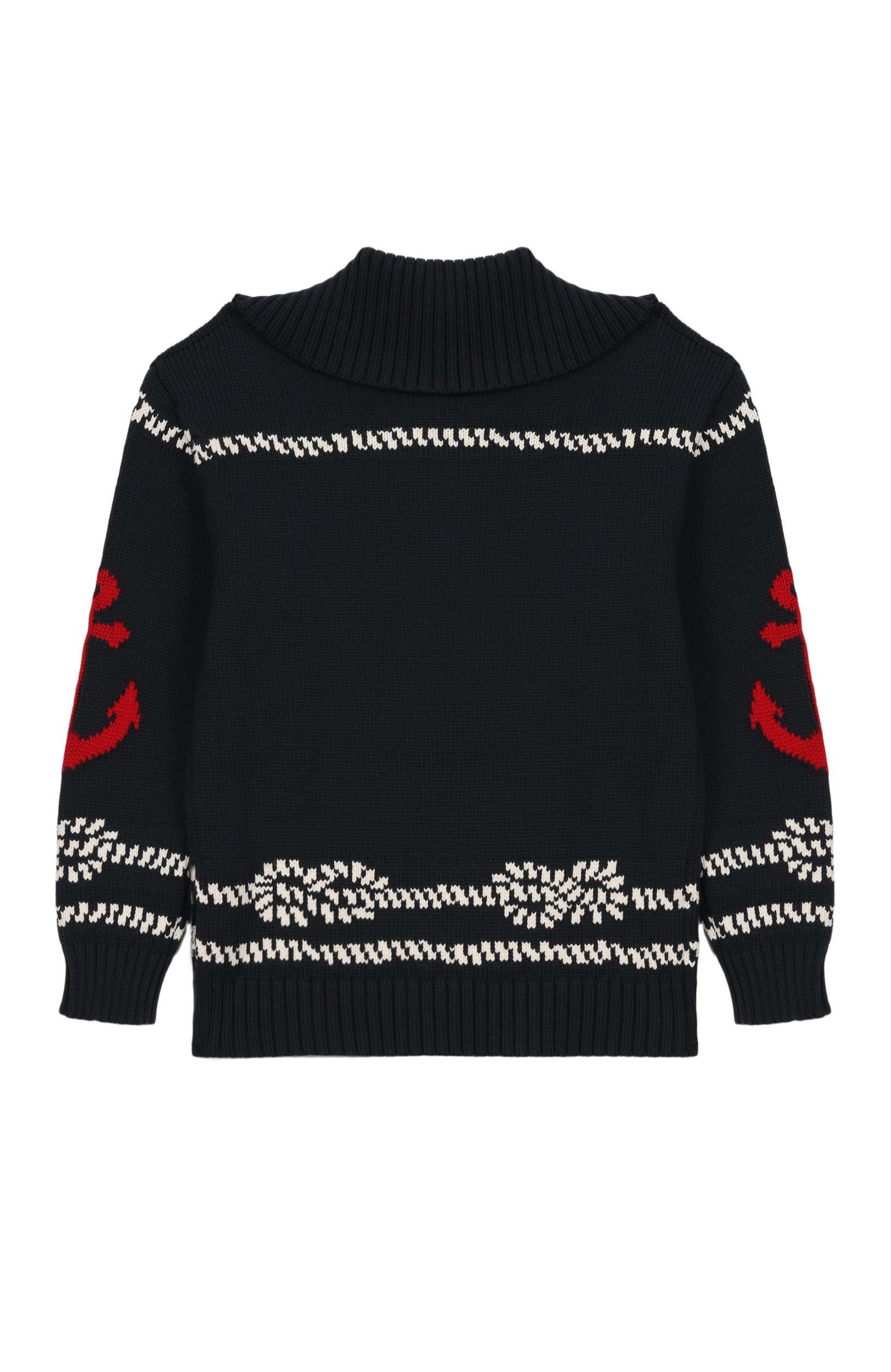 Свитер из шерсти и хлопка DOLCE & GABBANA, арт. L4KWK9/JGMLX, фото 2