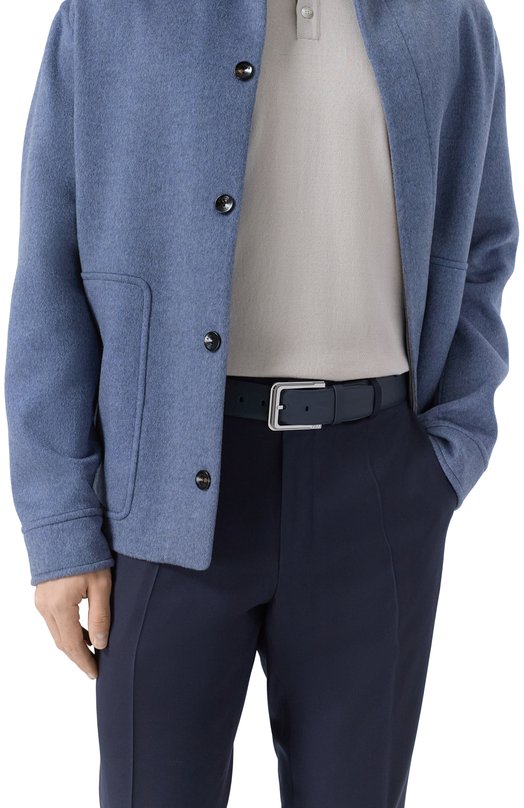 Кожаный ремень Zilli B12040M1015VPALRU Синий  B12040M1015VPALRU Фото 2