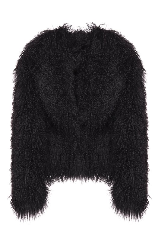 Шуба из ламы Sasha Kim SK-00001885 Чёрный SK-00001885