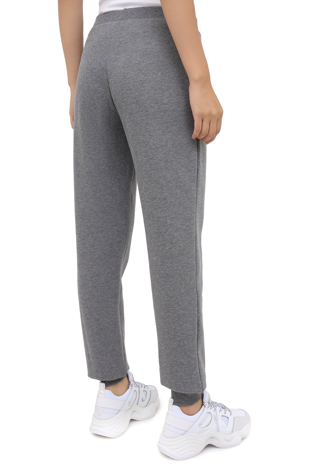 Хлопковые джоггеры EMPORIO ARMANI серого цвета по цене 12400 руб., арт. 164416/0A250, фото 4 Хлопковые джоггеры EMPORIO ARMANI, арт. 164416/0A250, фото 4