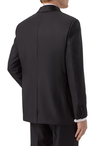 Смокинг из шерсти и шелка ZILLI, арт. PTU005M024780079F, фото 4