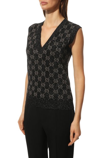 Хлопковый жилет GUCCI, арт. 678436/XKB54, фото 3