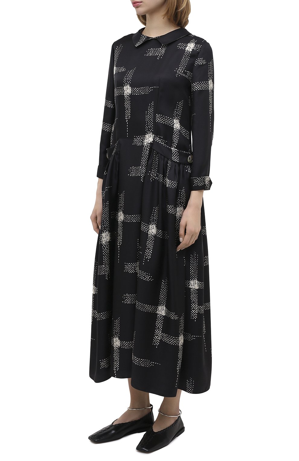 Шелковое платье GIORGIO ARMANI, арт. 0WHVA06J/T01W0, фото 3