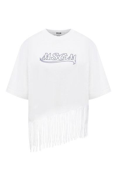 Женская хлопковая футболка MSGM, арт. 3041MDM92 217298