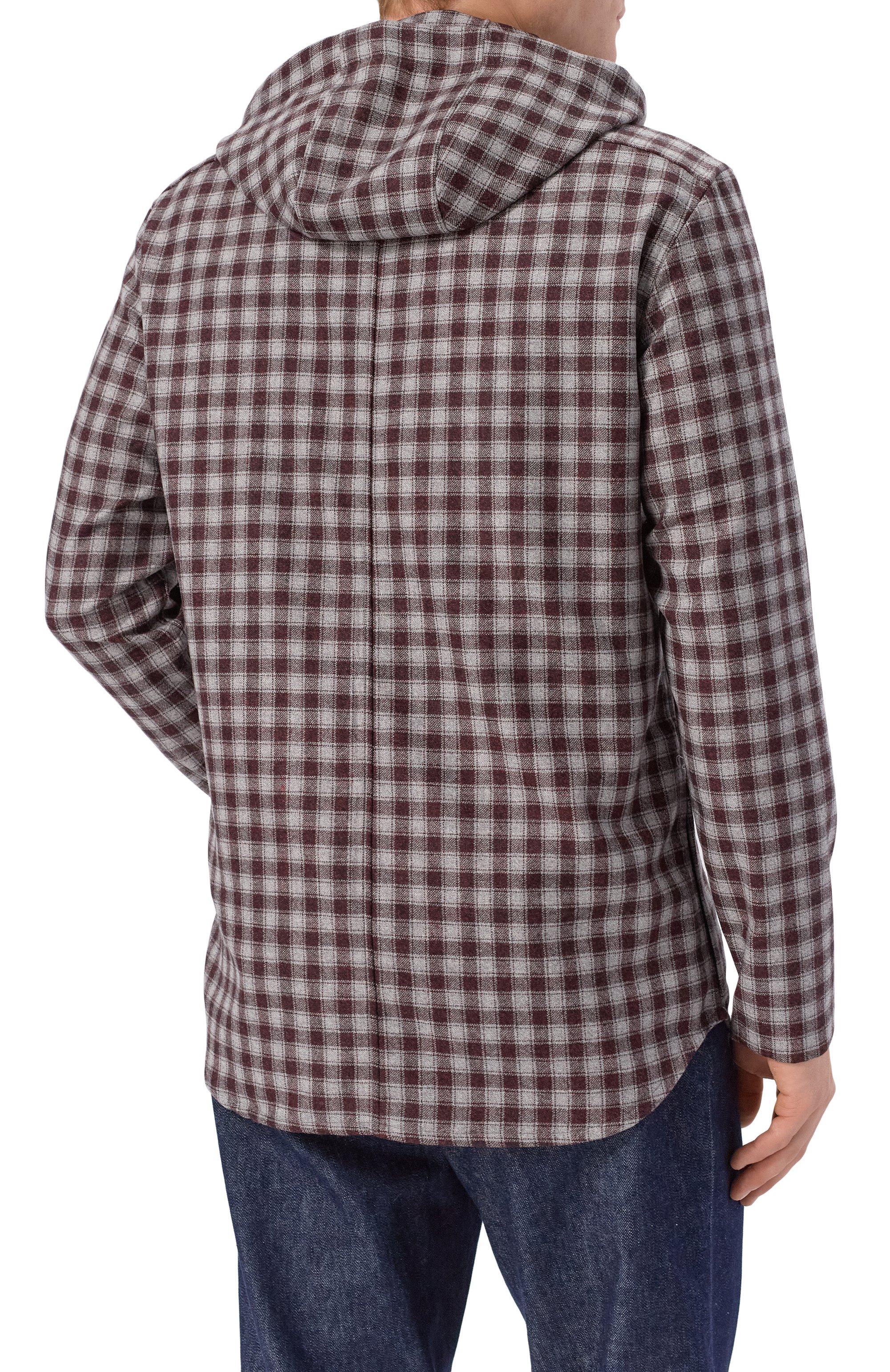 Рубашка из шерсти и кашемира KITON, арт. UMCPETEK0167G21, фото 4