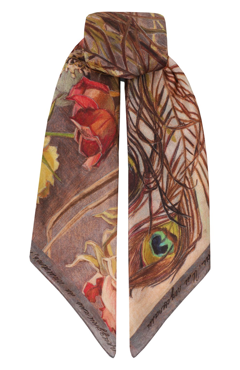 Шелковый платок брабантские кружева GOURJI, арт. 91123737/6285172, фото 1