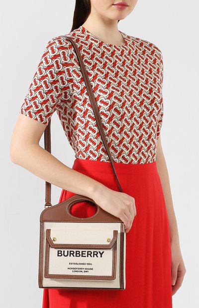 Сумка shopper small BURBERRY, арт. 8014615, фото 5