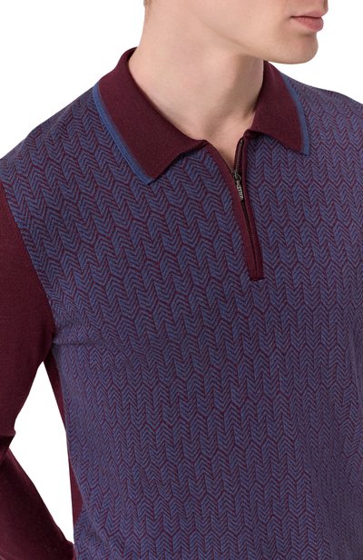 Поло из шерсти и шелка ZILLI, арт. KZP001M0230VHE001_001, фото 5