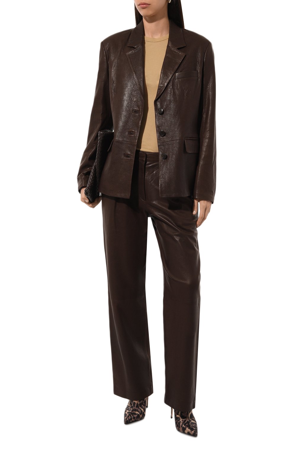 Кожаный жакет HALFBOY, арт. HFW241WLBL176, фото 2