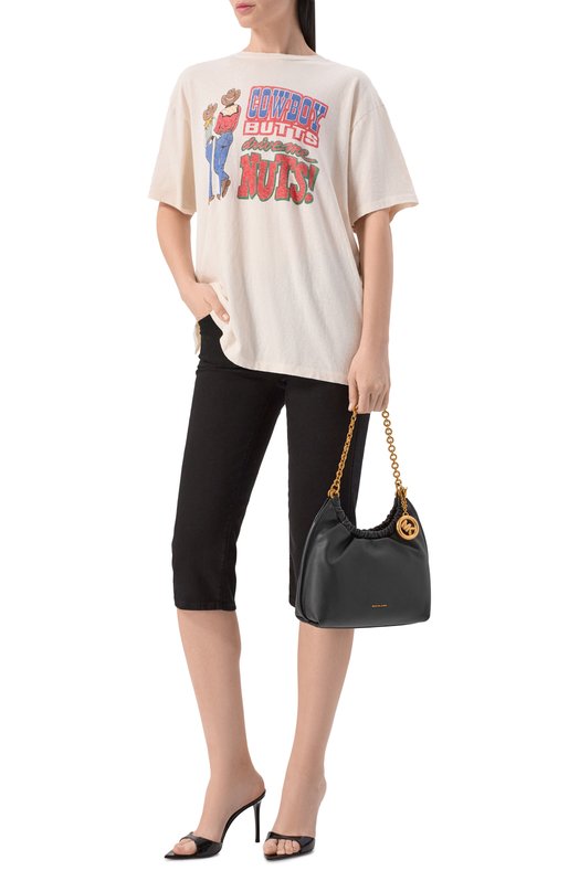 Сумка Indie medium MICHAEL Michael Kors 32S6A50C6L Чёрный  32S6A50C6L Фото 3